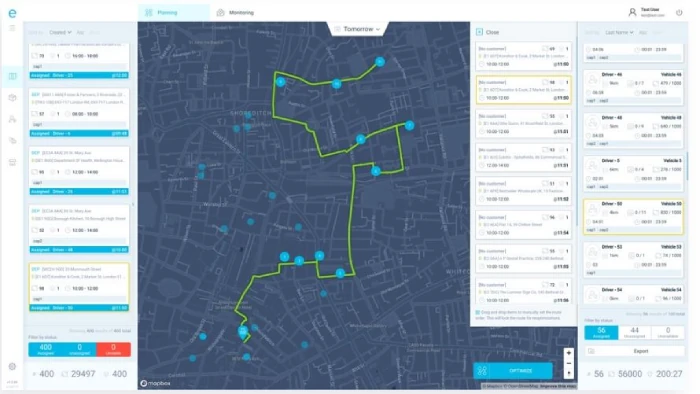 Deanta optimizing routes for delivery drivers using eLogii
