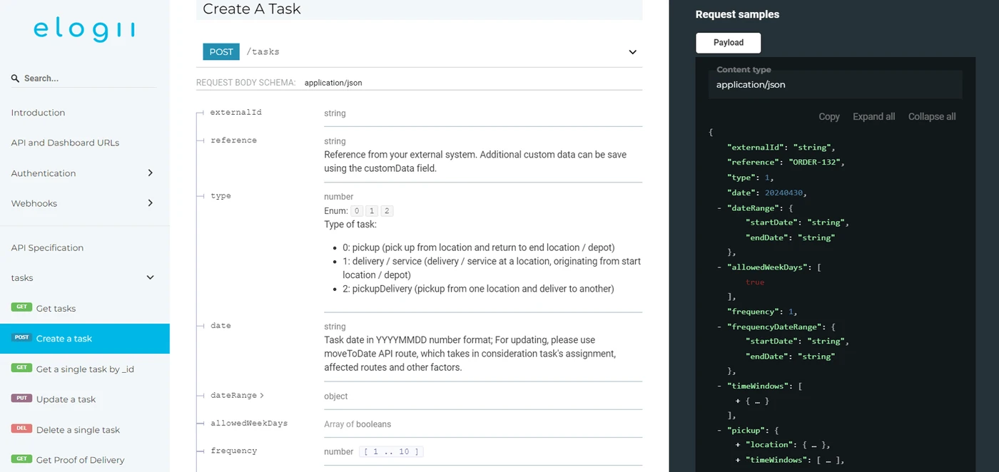 eLogii REST API Integration with existing J-Club software