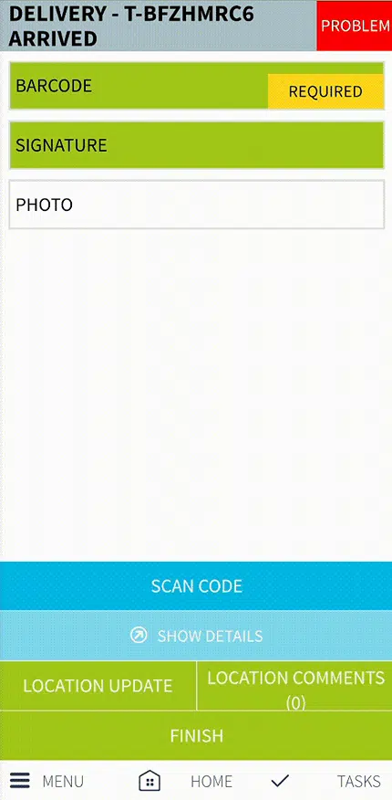 A preview of NHS barcode scanning in eLogii proof of delivery app