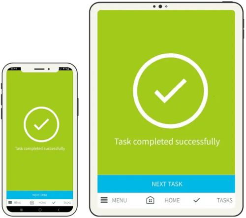 eLogii phone and table app for Porcelanosa
