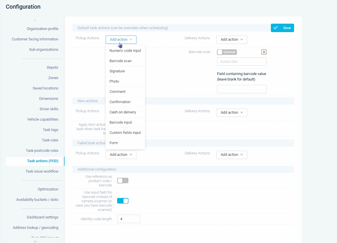 Failure workflows, returns and trunking in one plan