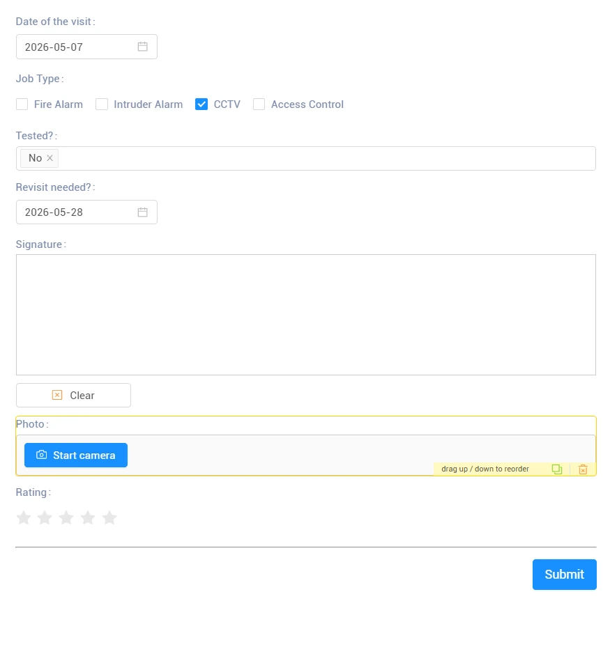 Compliance documentation captured for every install
