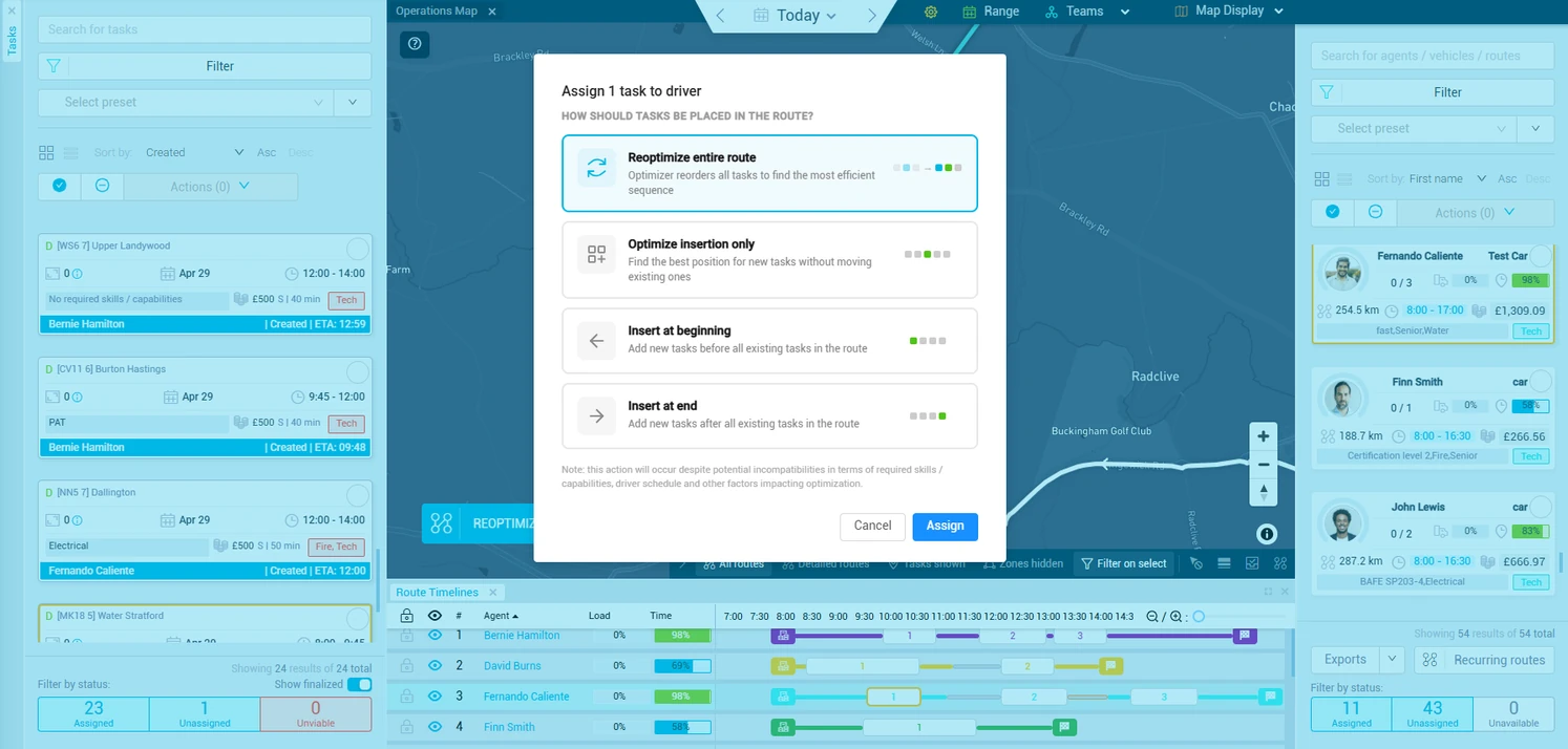 eLogii test and inspection product screen 1