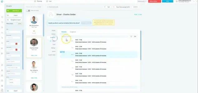 field service schedule planning with elogii