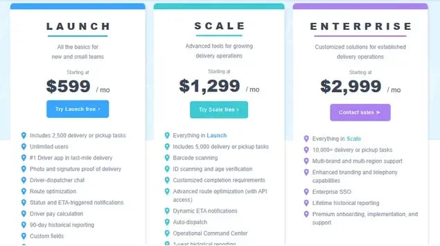 onfleet-pricing-plans