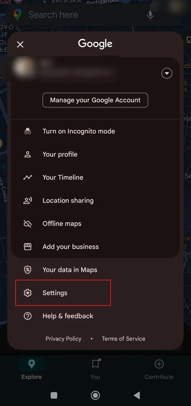 open-google-maps-app-settings
