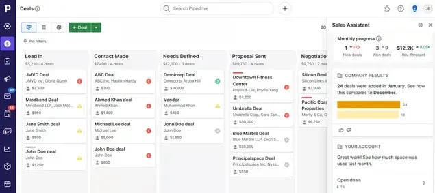 Managing schedules on Pipedrive