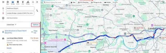 select-options-in-google-maps