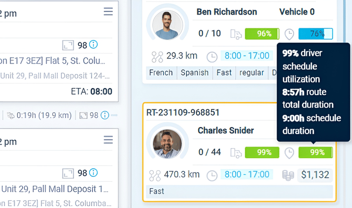 driver-schedule-utilization