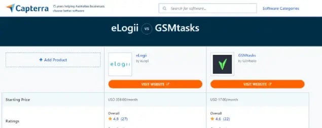 elogii-vs-gsmtasks-capterra-score