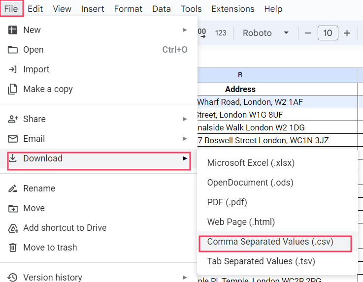 how-to-save-route-planning-spreadsheet-in-google-sheets