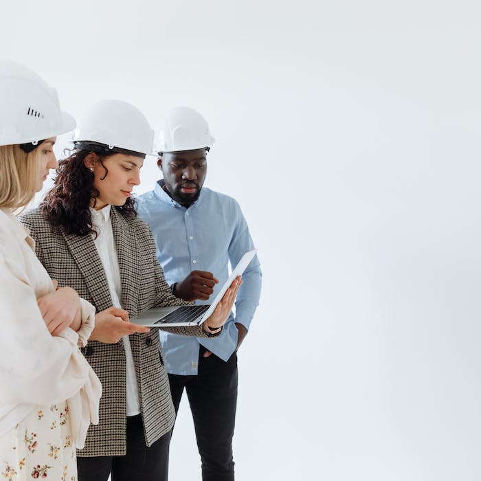 construction managers overviewing a schedule