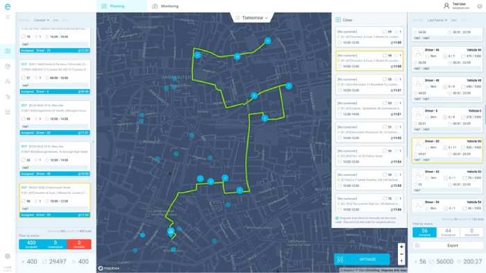 elogii - dashboard routing