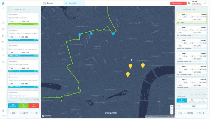 eLogii UI - Dynamic Routing