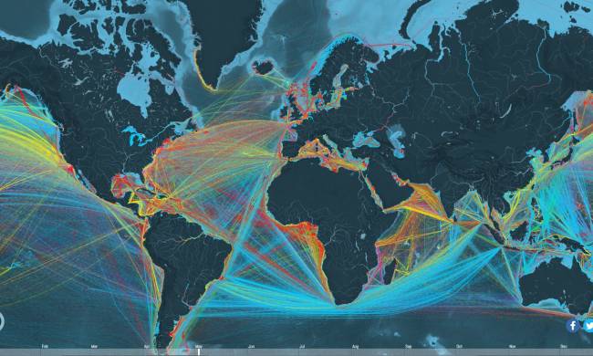 global shipping routes