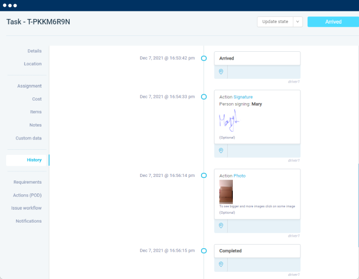 reviewing-pod-on-delivery-management-dashboard