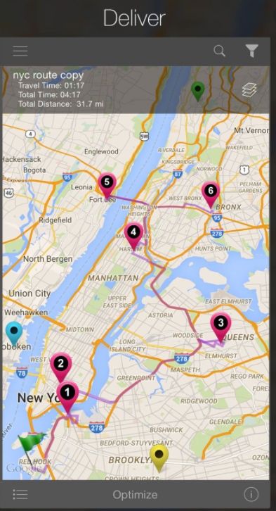 Route Management Systems - Road Warrior UI