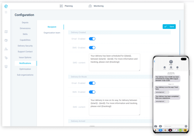 route-optimization-software-3pl-custom-notifications-settings