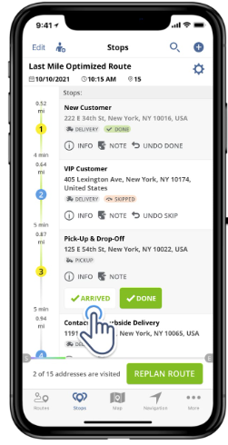 Route4Me Competitors - Route4Me mobile app