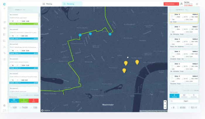 routexl-alternative-eLogii live tracking