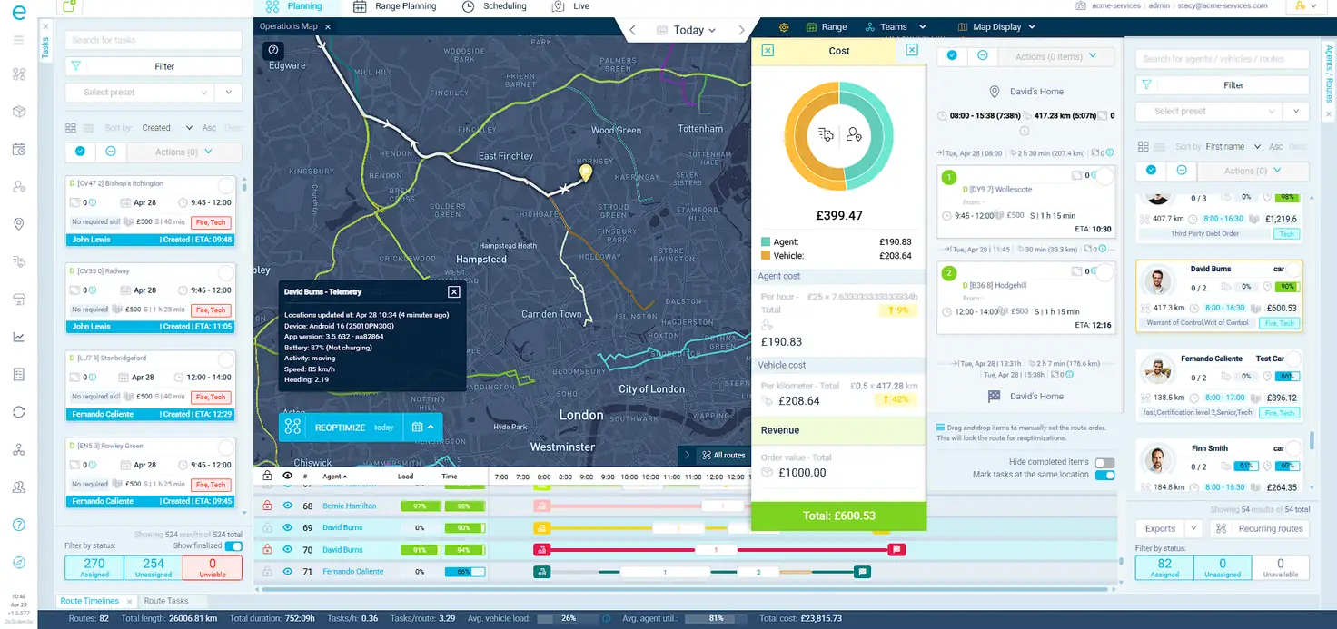 Real-Time Map View screenshot